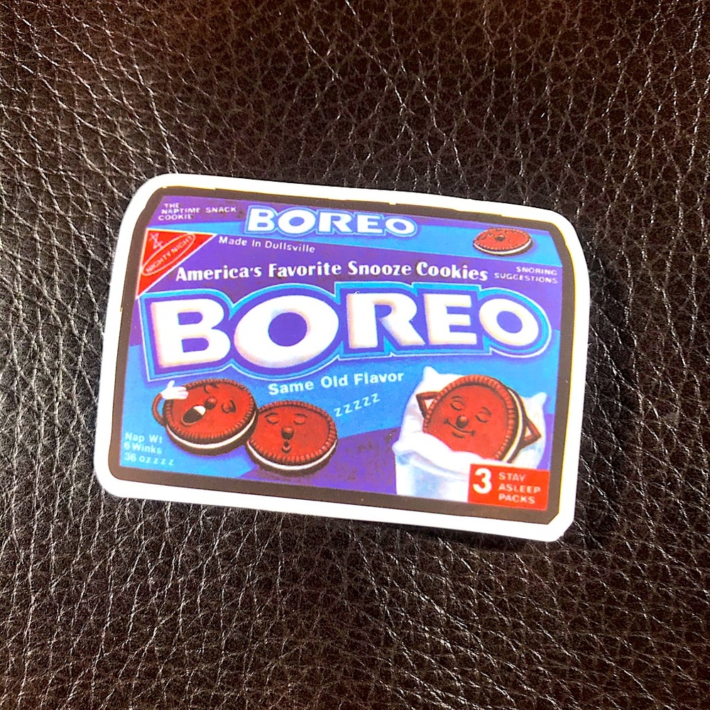 Boreo Parody Accent Decor Sticker